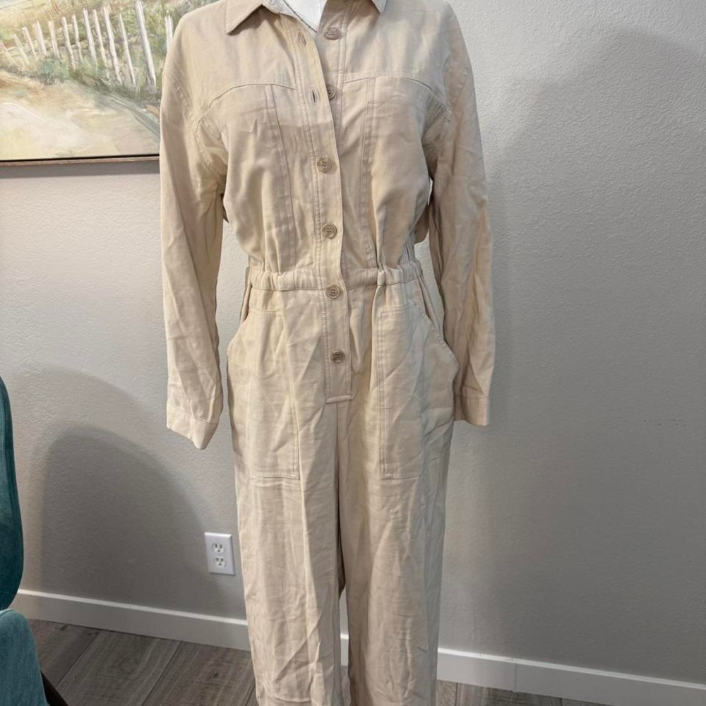 Eroloox Beige Utility Jumpsuit – Size M
